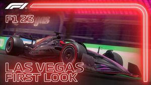 ¡PRIMER VISTAZO! A bordo en el circuito Strip de Las Vegas en F1 23