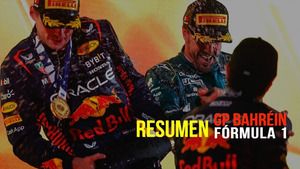 Max, Checo y Alonso comparten el podio del GP de Bahréin F1