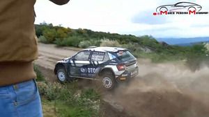 Testy przed Rajdem Portugalii - Kajetan Kajetanowicz i Maciej Szczepaniak