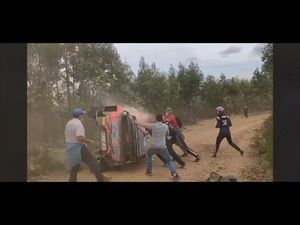 WRC Rally de Portugal: Choque de Thierry Neuville 