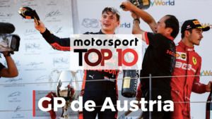 El top 10 del GP de Austria de F1 2019