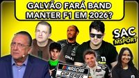 GALVÃO = F1 NA BAND APÓS 2025? Globo de olho! BORTOLETO, Hamilton, NASCAR na TV e C.Fittipaldi | SAC