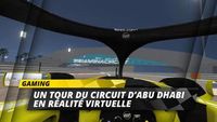 Un recorrido por el circuito de Abu Dhabi en realidad virtual.