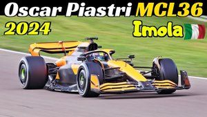Oscar Piastri - Testy McLarena MCL36 na Imoli