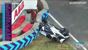 E-Prix de la Ciudad de México: el accidente de Nico Müller