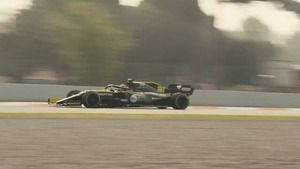 Renault rodó en su RS20 en Barcelona