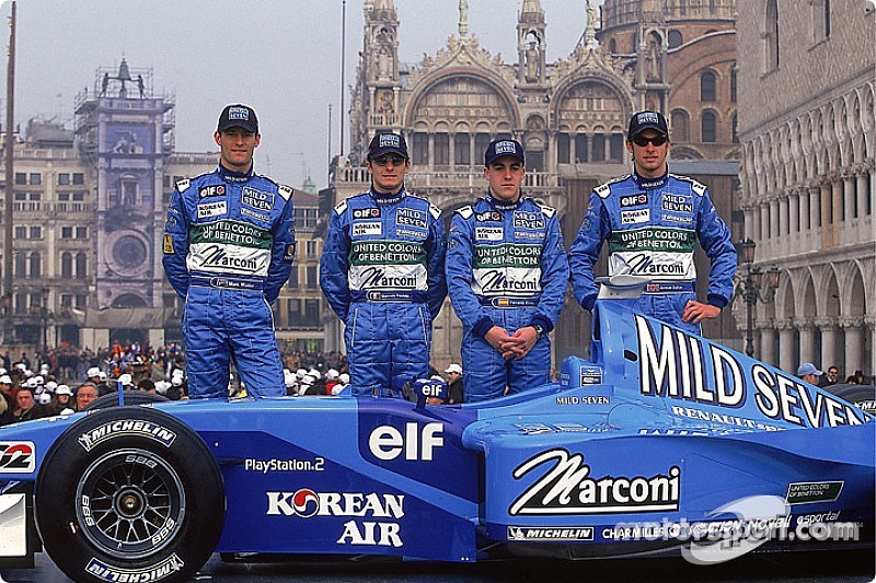 El B201, último Benetton de la historia de la F1