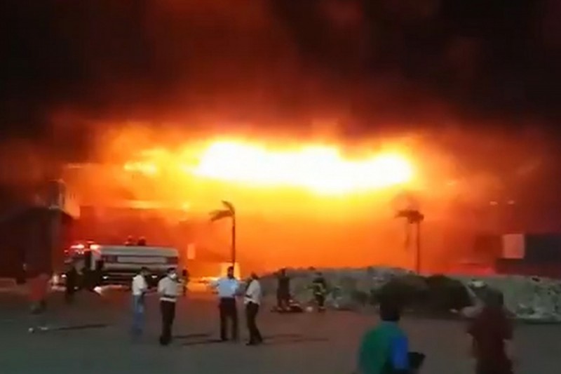 Huge fire wrecks Argentina MotoGP venue