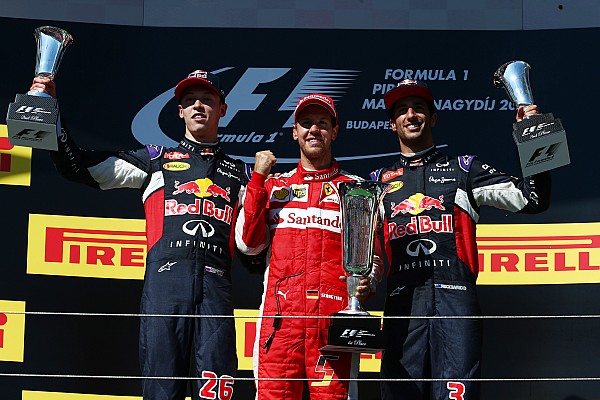 Com grande largada, Vettel iguala 41 vit&oacute;rias de Senna na Hungria