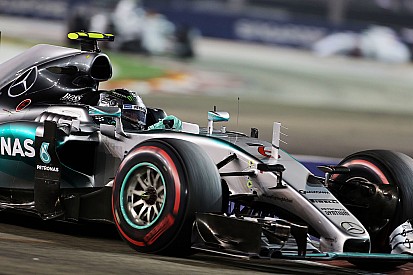 Rosberg avec son moteur de Monza en Essais Libres