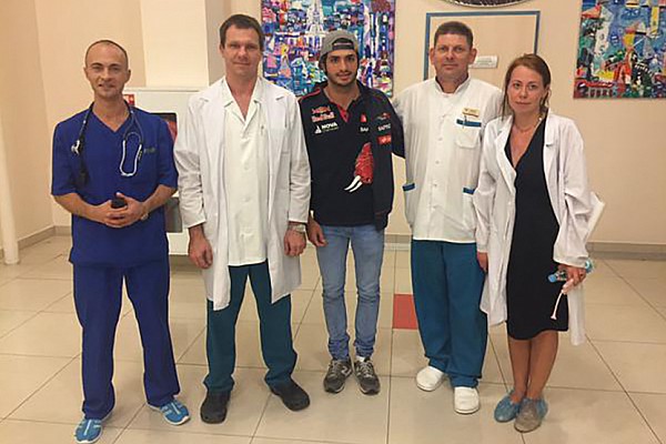 Carlos Sainz deja el hospital tras el duro choque en Sochi