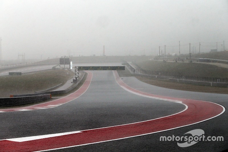 美国大奖赛:FP2因极端天气被取消