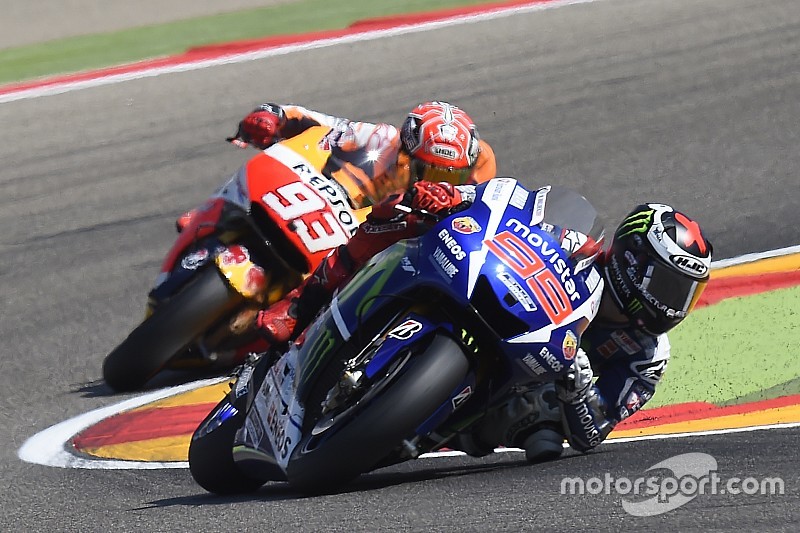 Jorge Lorenzo, Yamaha Factory Racing e Marc Marquez, Repsol Honda Team