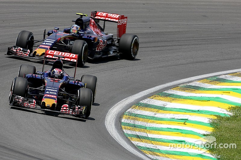 Max Verstappen, Scuderia Toro Rosso en Carlos Sainz Jr., Scuderia Toro Rosso