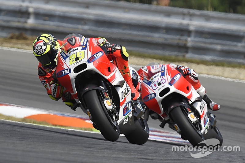 Andrea Iannone and Andrea Dovizioso, Ducati Team
