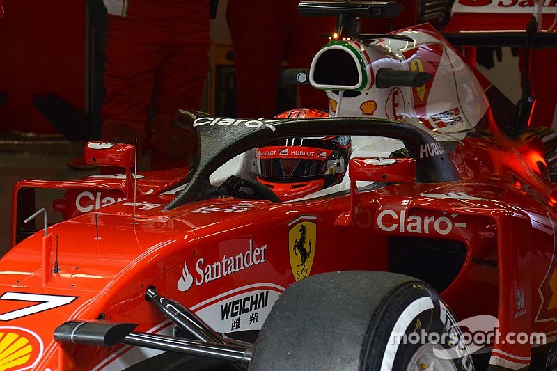 Raikkonen ha portato al debutto l'Halo sulla Ferrari