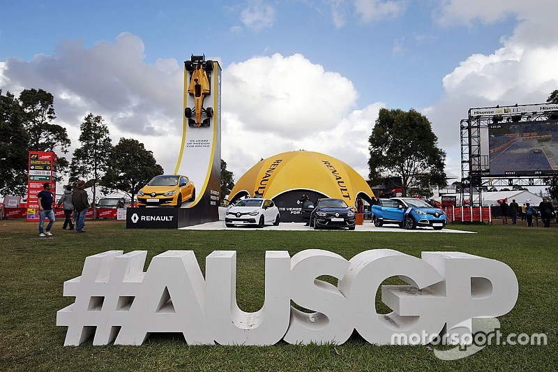 Renault Sport F1 Team display in the Fan Zone
