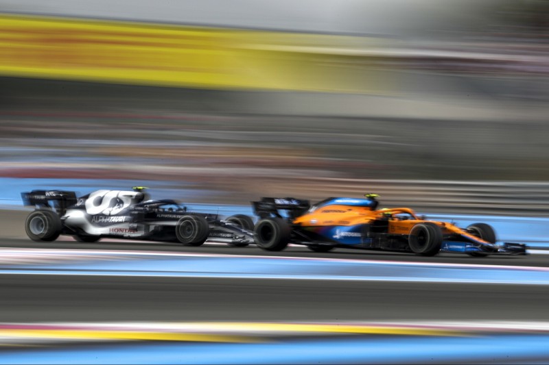 Pierre Gasly und Lando Norris lachen über "Idiot"Boxenfunk