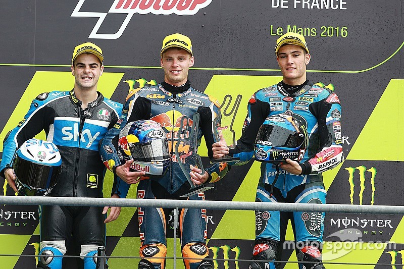 Ganador de carrera, Brad Binder, Red Bull KTM Ajo