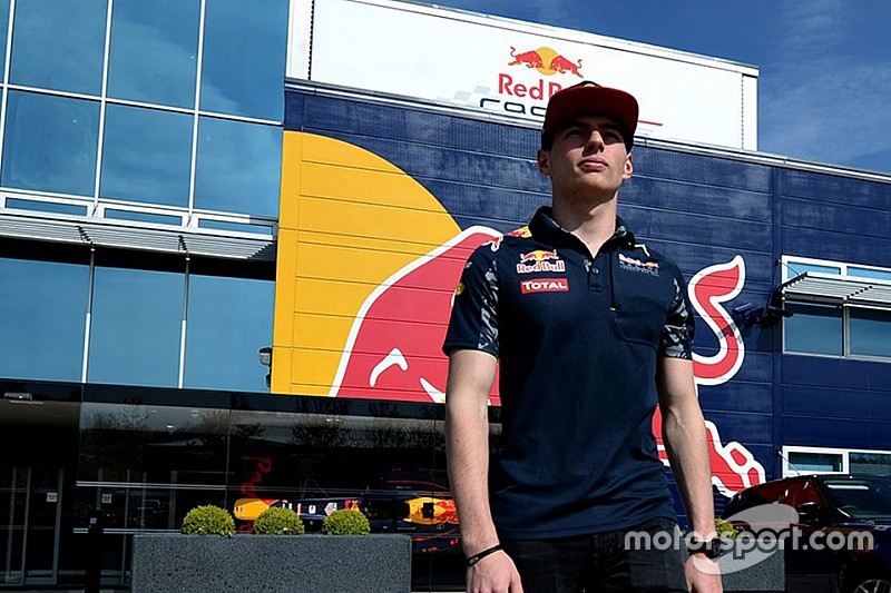 Max Verstappen, Red Bull Racing visits the factory