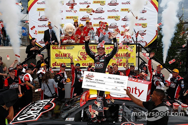 Erik Jones, Joe Gibbs Racing Toyota race winner