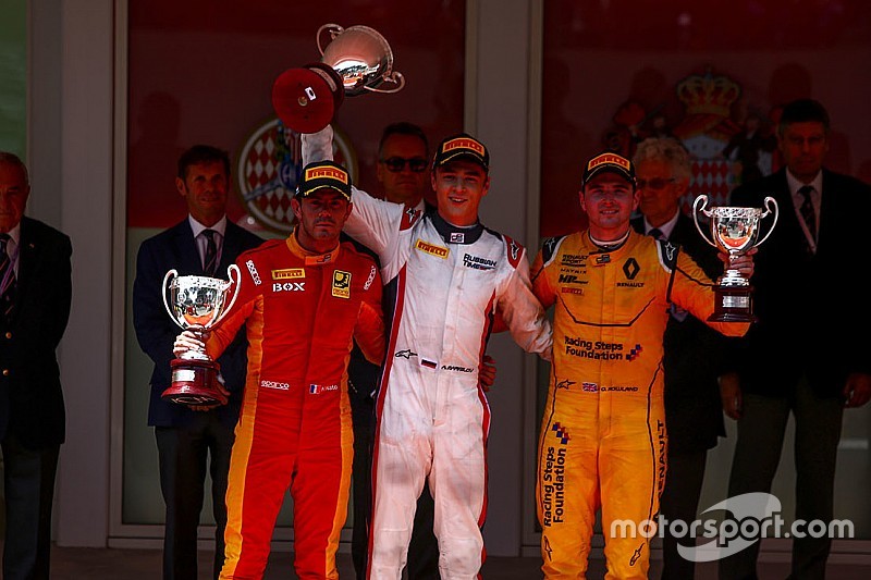 Podium: winner Artem Markelov, RUSSIAN TIME, second place Norman Nato, Racing Engineering, third pla