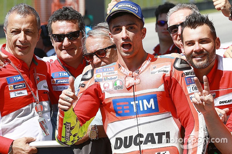 Tercer lugar Andrea Iannone, Ducati Team