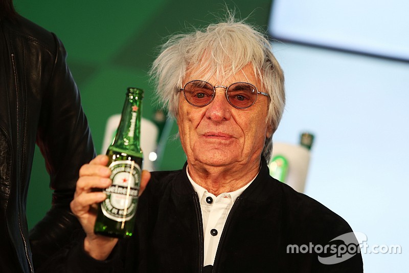 Bernie Ecclestone, anuncia patrocinio de F1 con Heineken