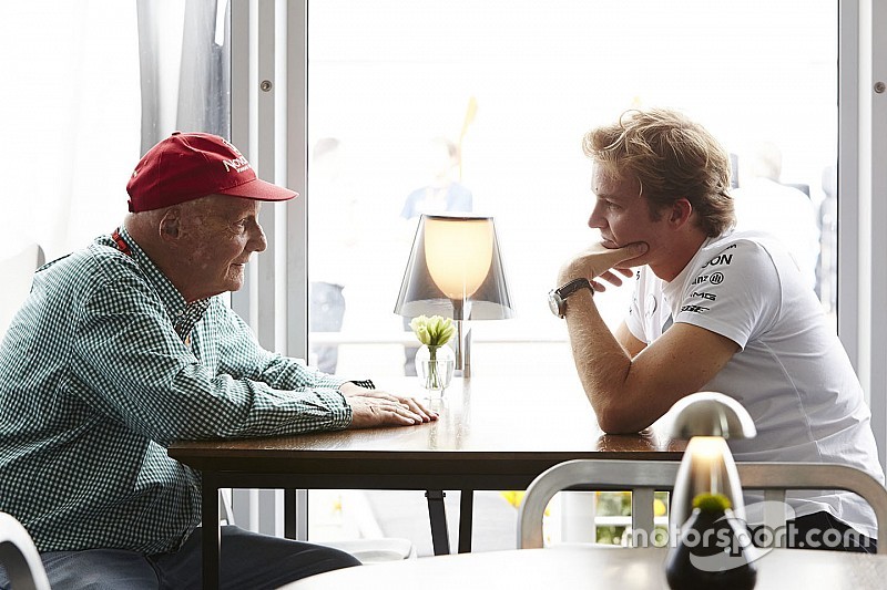 Nico Rosberg, Mercedes AMG F1 com Niki Lauda