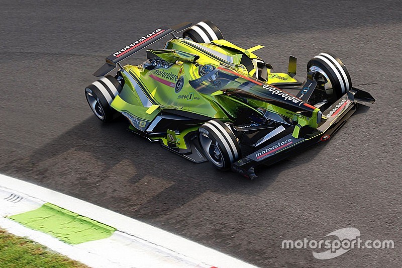 Fantasy F1 design of the future