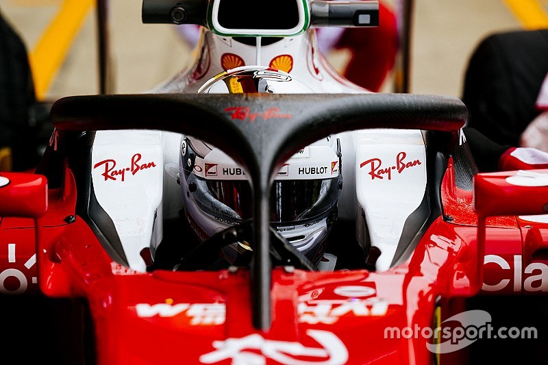 Sebastian Vettel, Ferrari SF16-H running the Halo cockpit cover