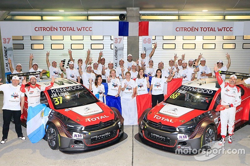 Citroen Campe&oacute;n del mundo WTCC 2016