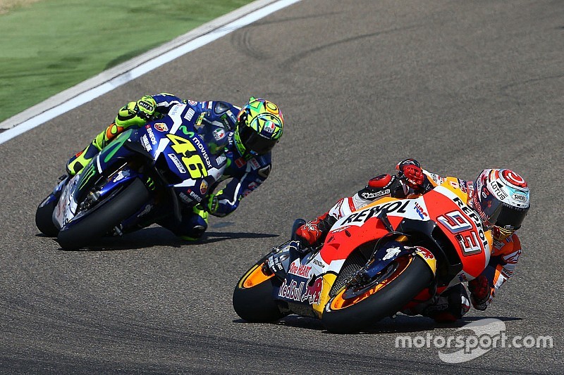 Marc Marquez, Repsol Honda Team, Valentino Rossi, Yamaha Factory Racing