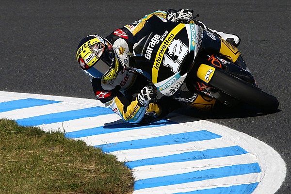 Luthi gana por delante de Zarco, que se va en el mundial por la ca&iacute;da de Rins