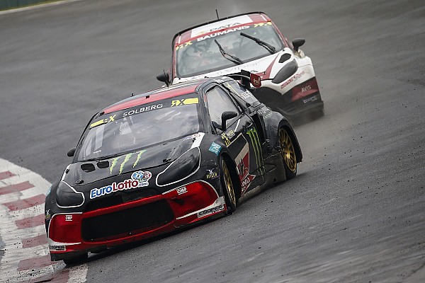 Solberg lidera el Rallycross en un d&iacute;a acortado por lluvia en Argentina