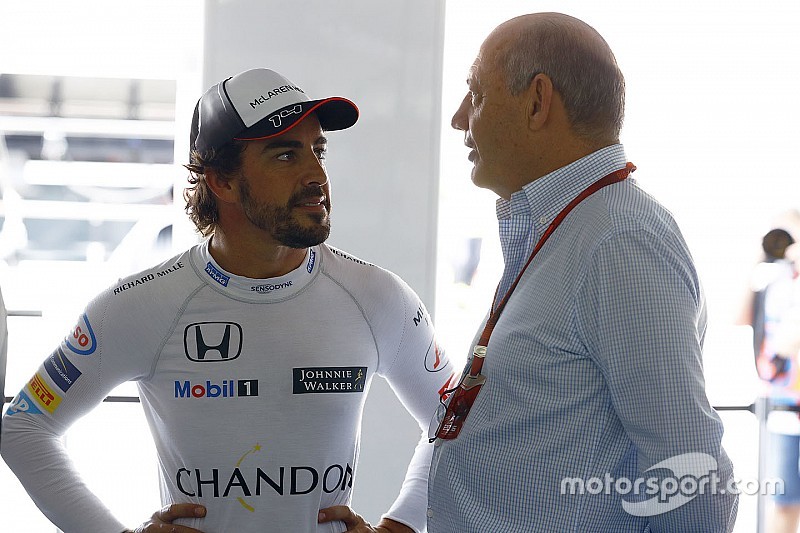 Fernando Alonso, McLaren with Ron Dennis, McLaren Automotive Executive Chairman