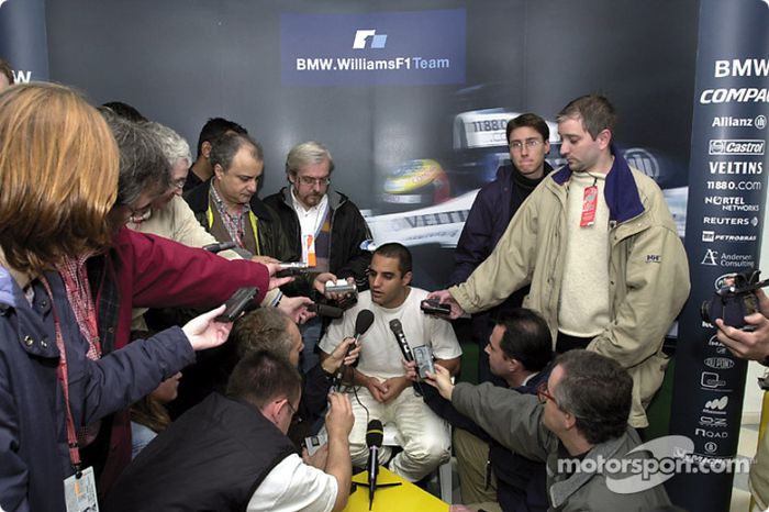 Un ocupado Juan Pablo Montoya