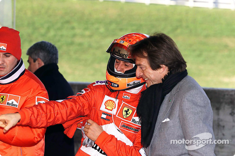 Michael Schumacher y Luca di Montezemelo