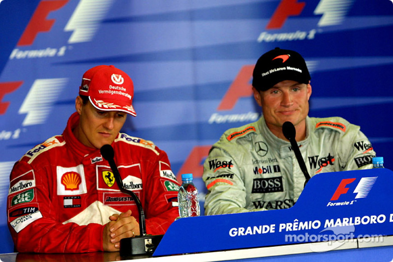 Press conference: Michael Schumacher and David Coulthard