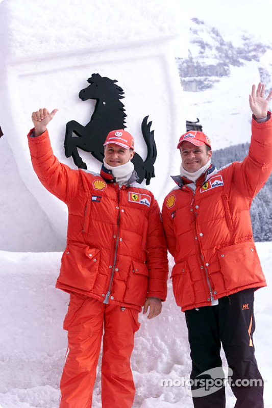 Michael Schumacher y Rubens Barrichello