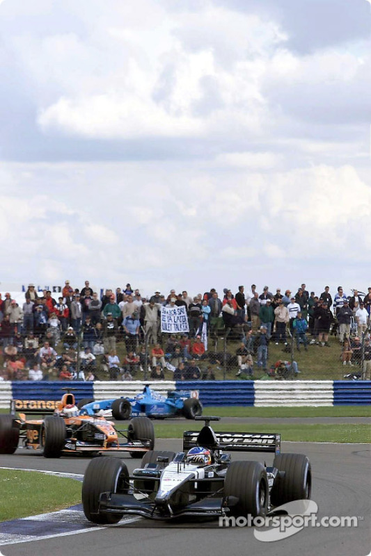 Fernando Alonso, Jos Verstappen and Giancarlo Fisichella