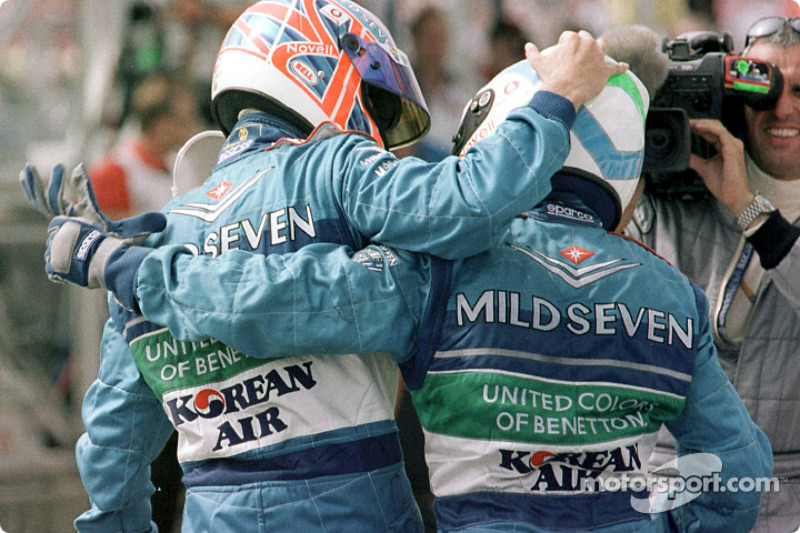 Giancarlo Fisichella, Benetton, Jenson Button, Benetton