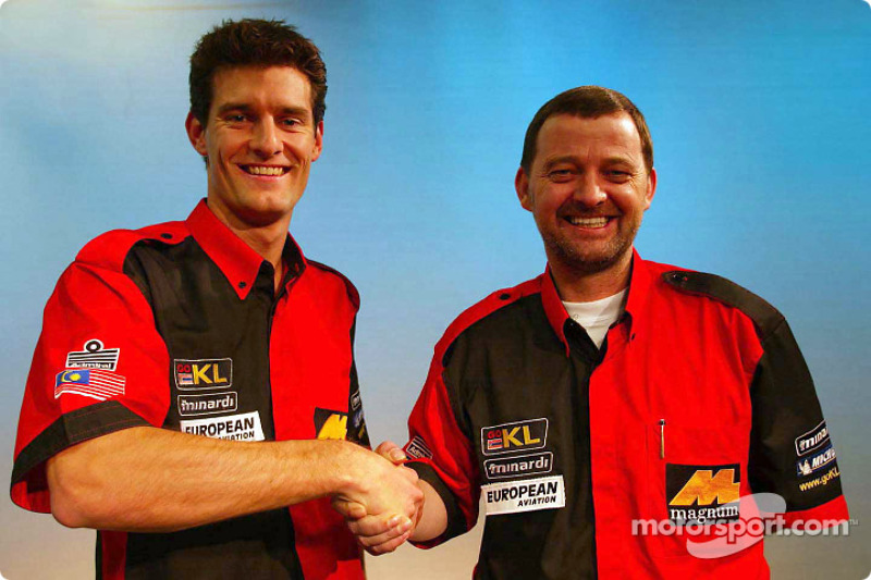 Mark Webber et Paul Stoddart