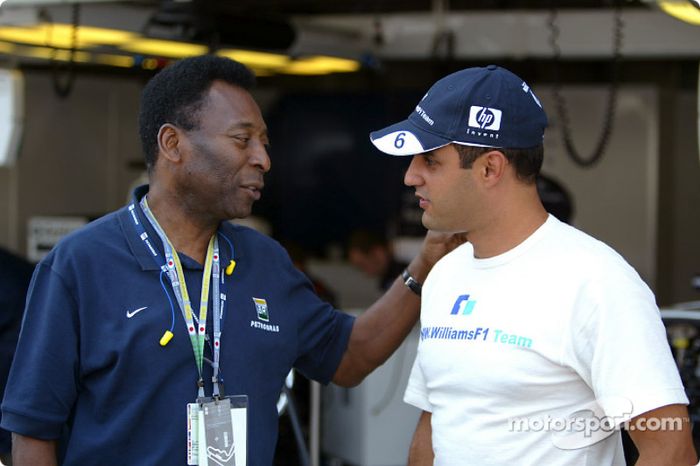 Pelé e Juan Pablo Montoya