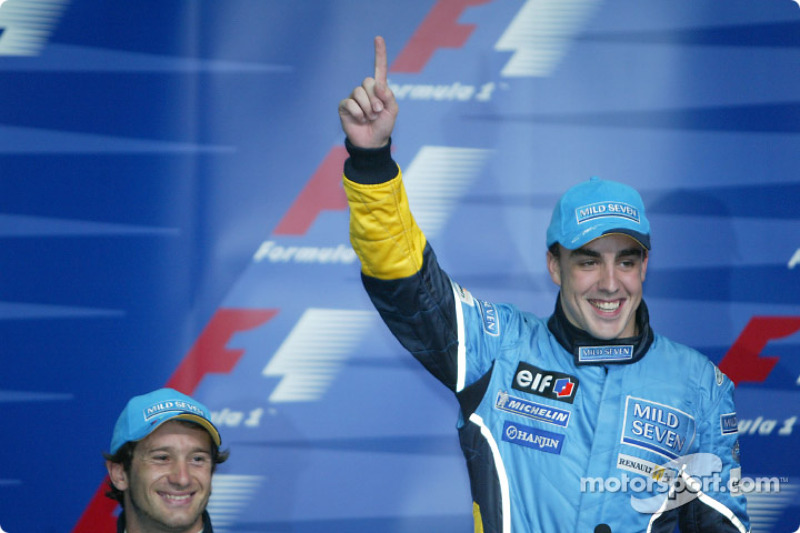 El 'poleman' más joven de la historia hasta ese momento. Su primera pole en Fórmula 1 (GP de Malasia 2003)