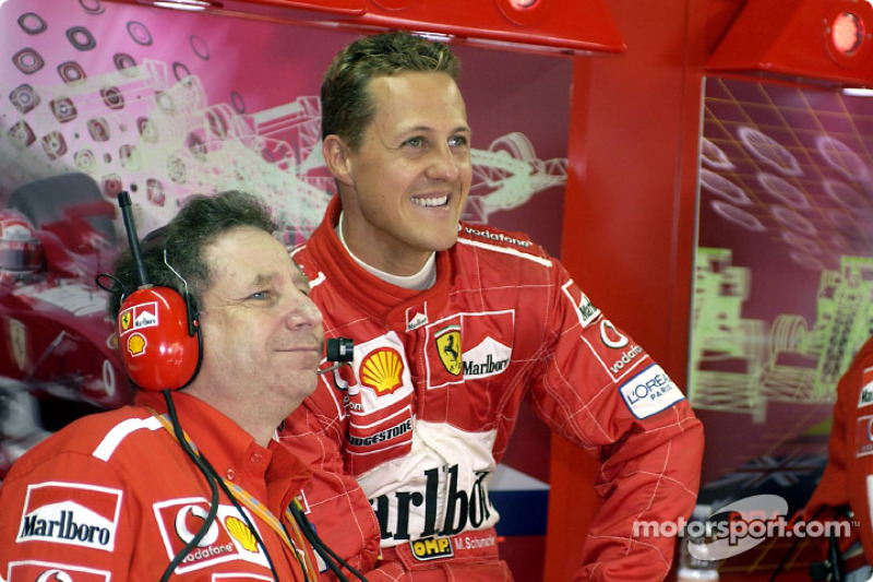 Jean Todt and Michael Schumacher