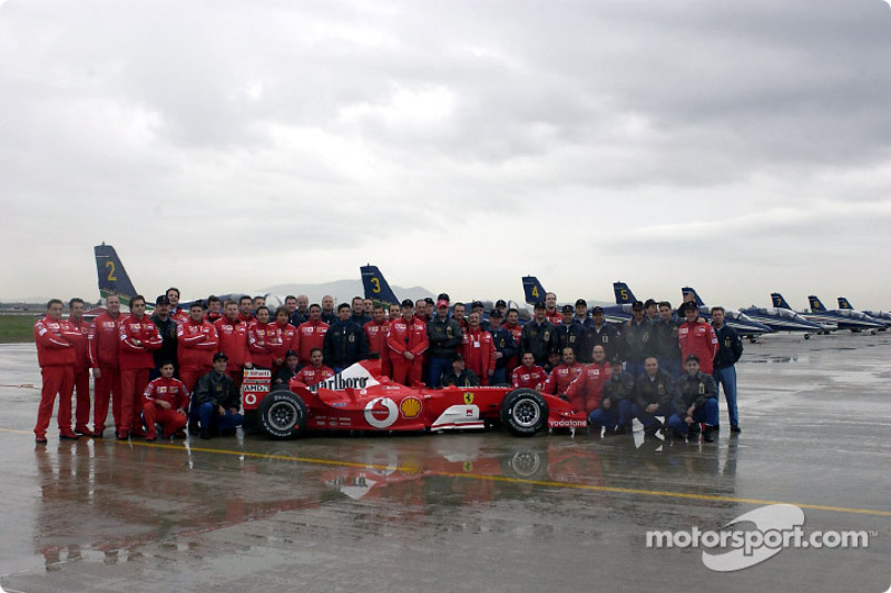 Foto de familia con Michael Schumacher