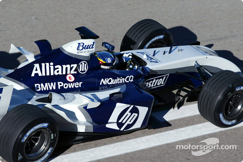 Хуан-Пабло Монтойя тестує новий Williams FW26 BMW
