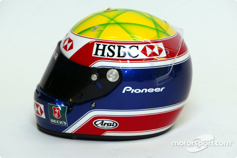 El casco de Mark Webber