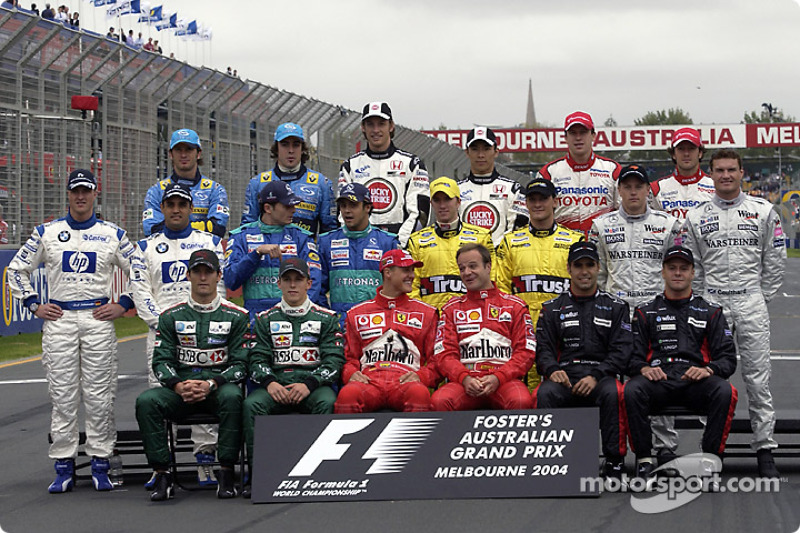 Les Pilotes Du Championnat Du Monde De Formule 1 2004